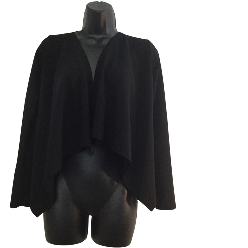 Windsor Small Black Long Sleeve Cardigan Lace Back